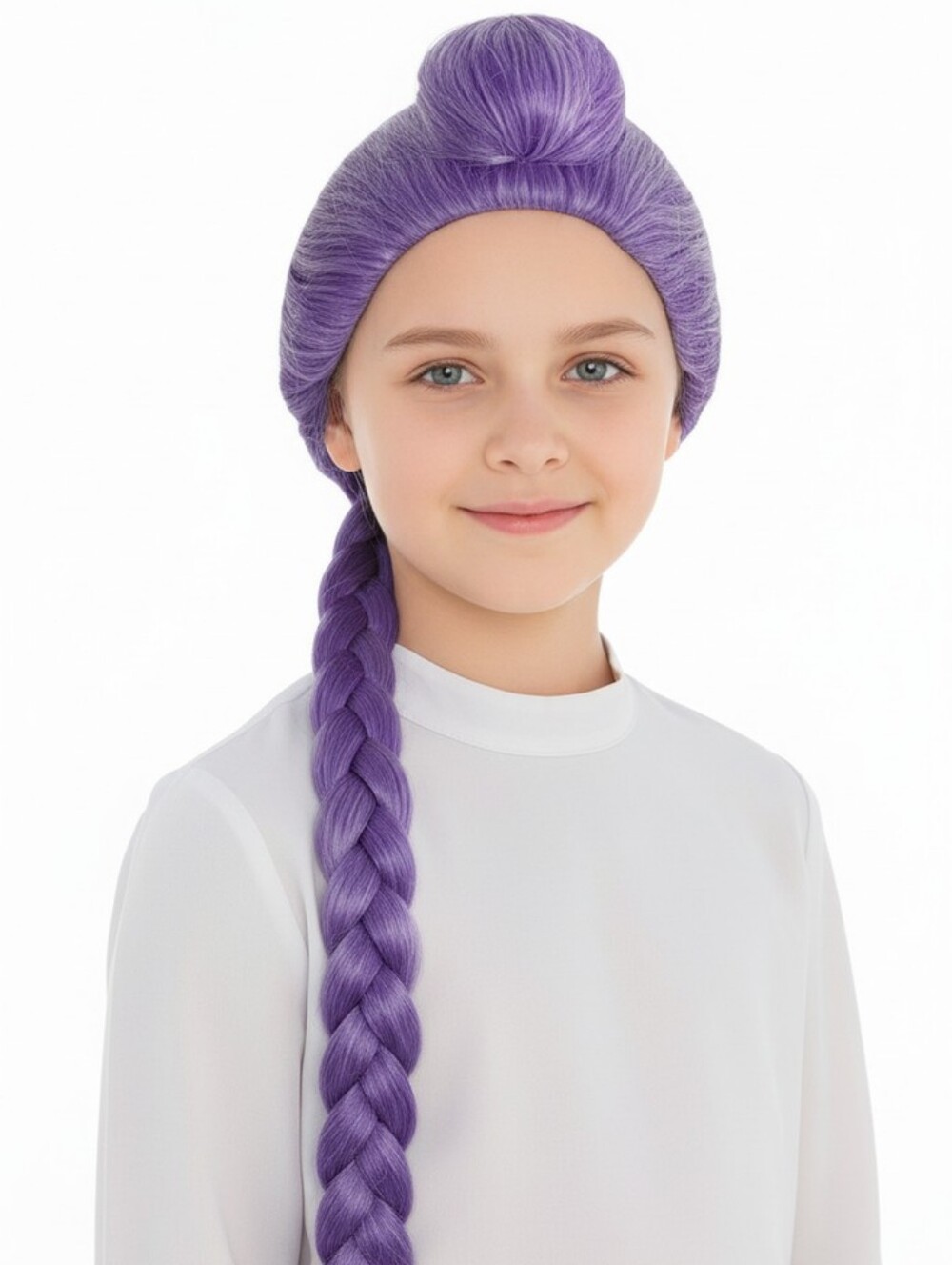 Premium Purple Synthetic Hair - Rumi Wig
